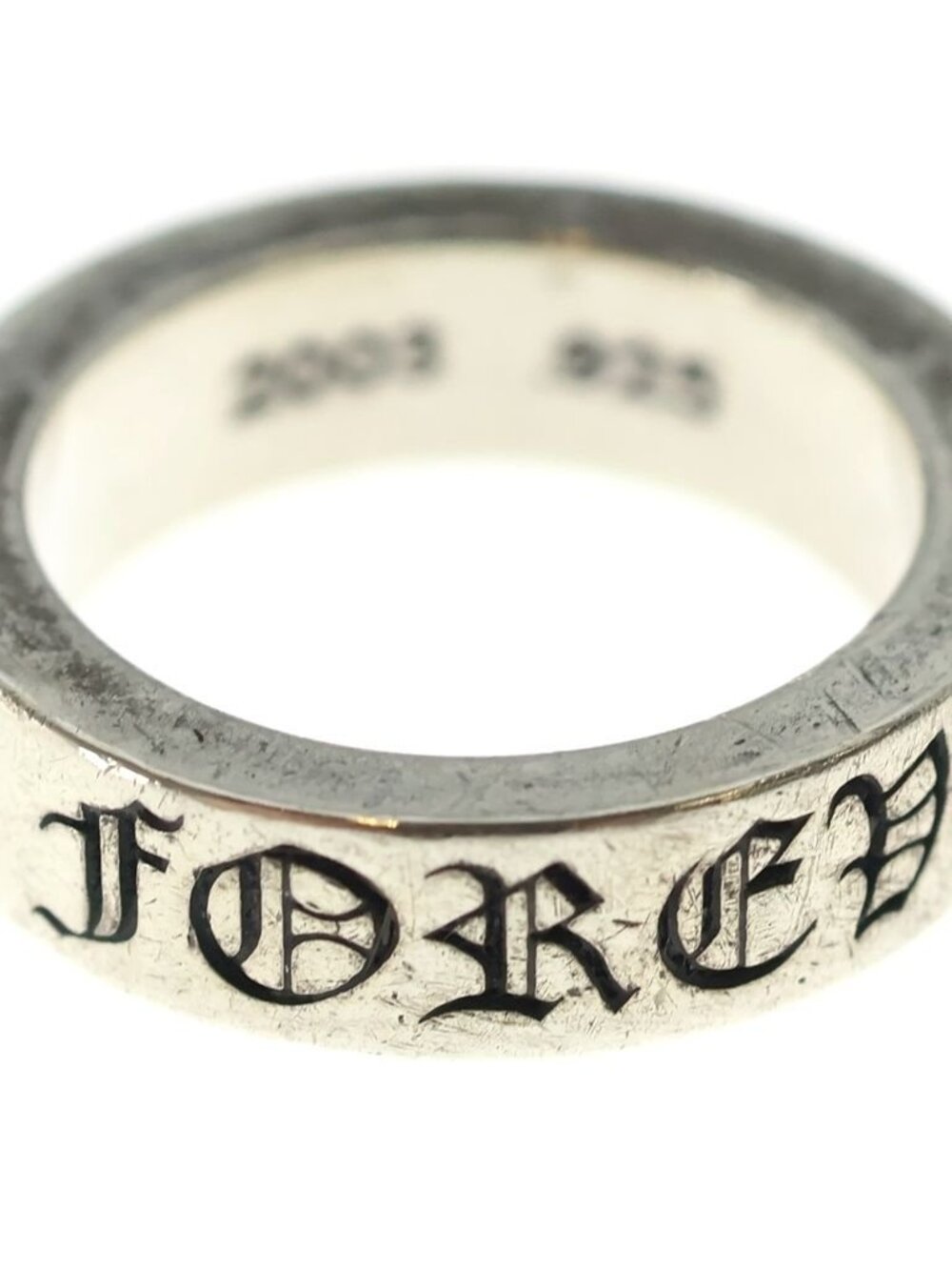 Chrome Hearts mm Spacer Forever mm Ring Silver